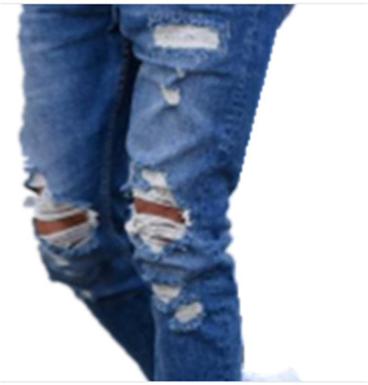Hole men''s jeans Hotzzy
