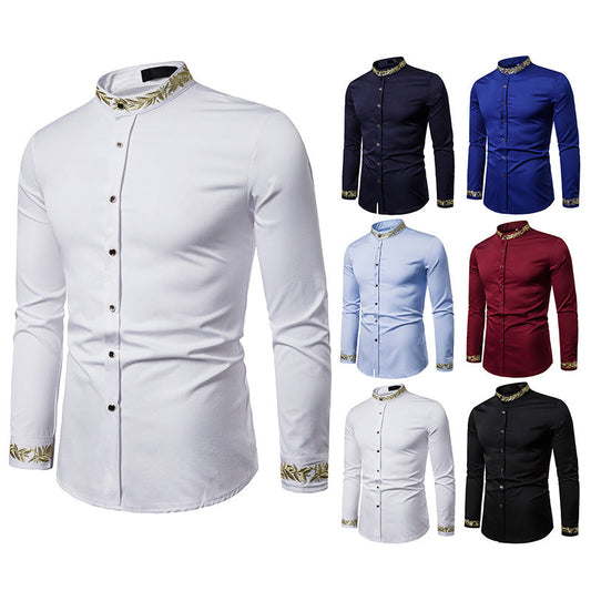 Chemise Homme Camisa Masculina Hotzzy