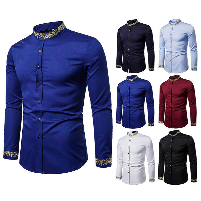 Chemise Homme Camisa Masculina Hotzzy