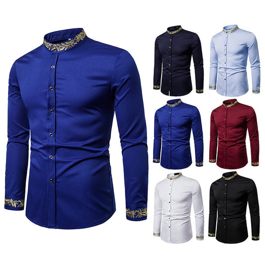 Chemise Homme Camisa Masculina Hotzzy