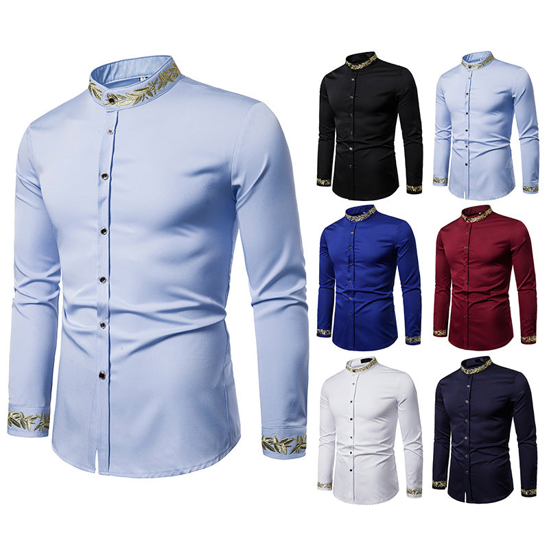Chemise Homme Camisa Masculina Hotzzy