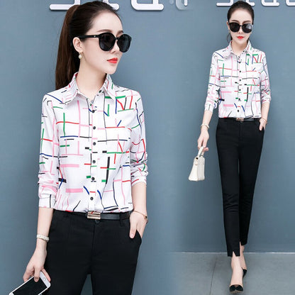 chiffon shirt top women Hotzzy